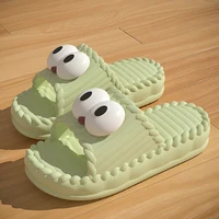 Big Eyes Platform Slippers for Women Summer Lightweight Soft Sole Cloud Slides Woman Open Toe No-Slip Casual Beach Flip Flops 1