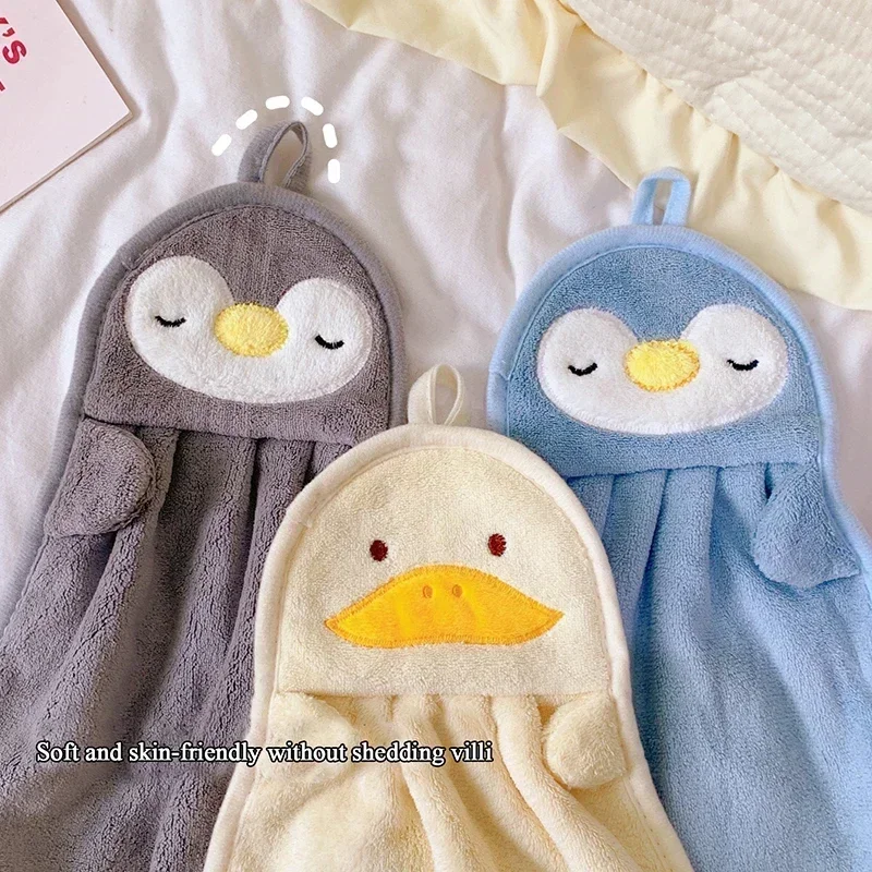 Asciugamani da bagno Asciugamano in microfibra Salviette per bambini Fazzoletto in velluto corallo extra spesso Asciugamano assorbente per animali dei cartoni animati per bambini - immagine 3