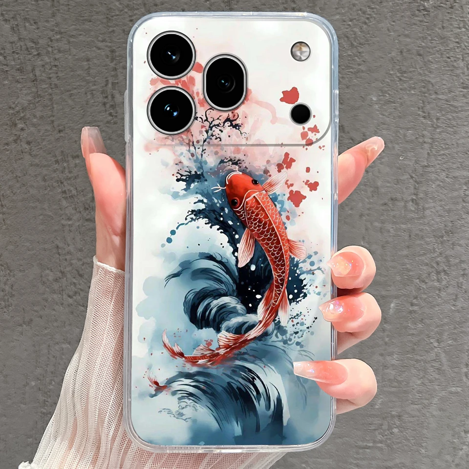 Cute Little Prince Anti-Slip Durable Transparent Phone Case - Silicone TPU Protective Shell