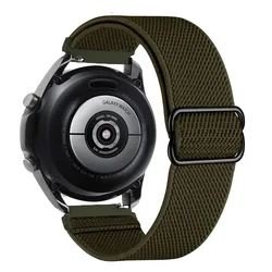Braided Loop Strap - Premium Nylon Bracelet for Smartwatches (20mm/22mm) (Army green)