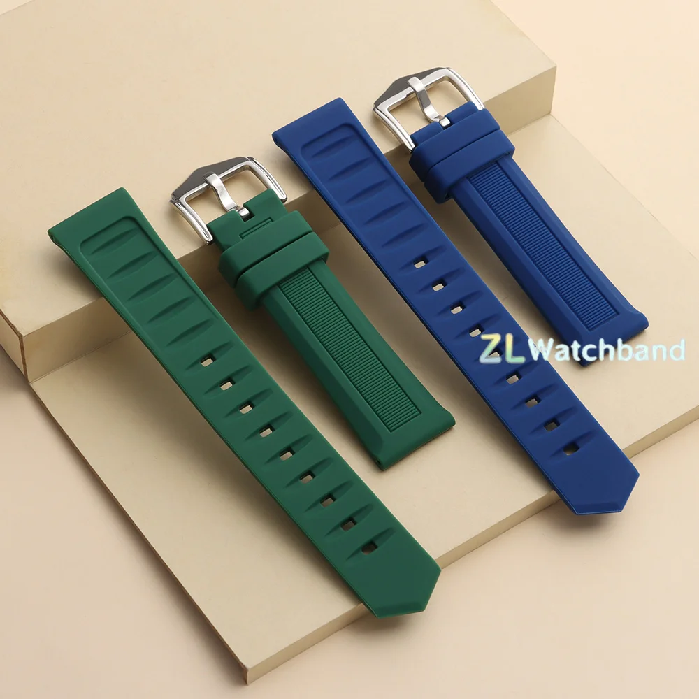 Versatile Silicone Sport Watch Strap - Waterproof Rubber Band