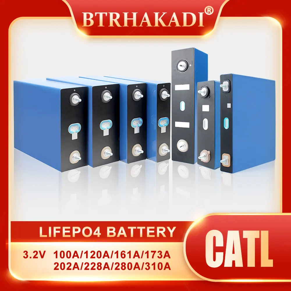 4 Pz Catl Lifepo4 3.2V 100Ah 120Ah 161Ah 173Ah 202Ah 228Ah 310Ah 4 Pz Grado A Batteria Al Litio Ricaricabile Per Ev Rv Golf Car