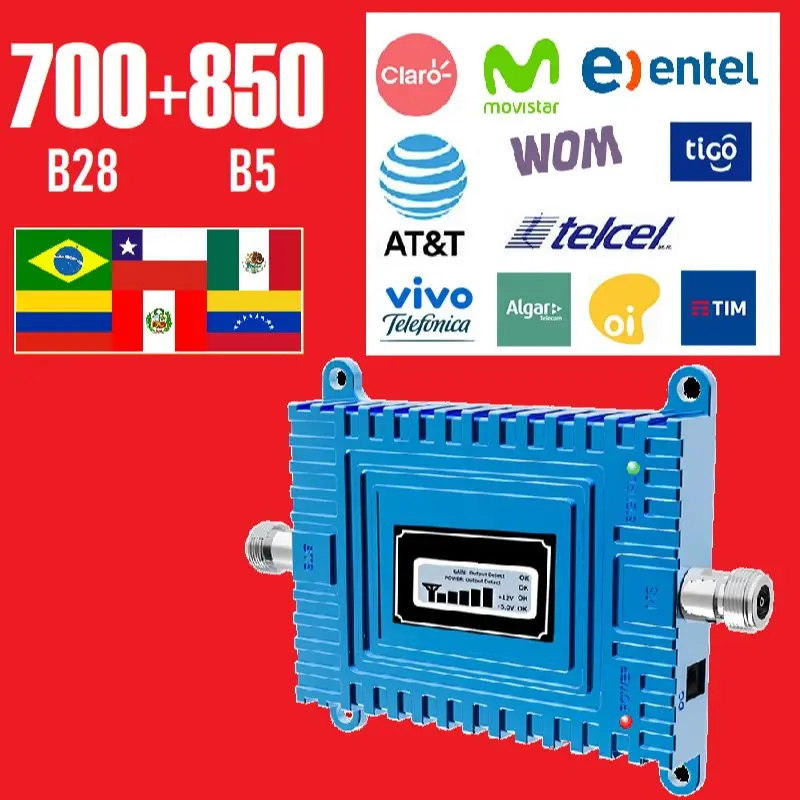 Dual band 28 B28 700MHZ Band 5 B5 800 850 Cellular Mobile Signal