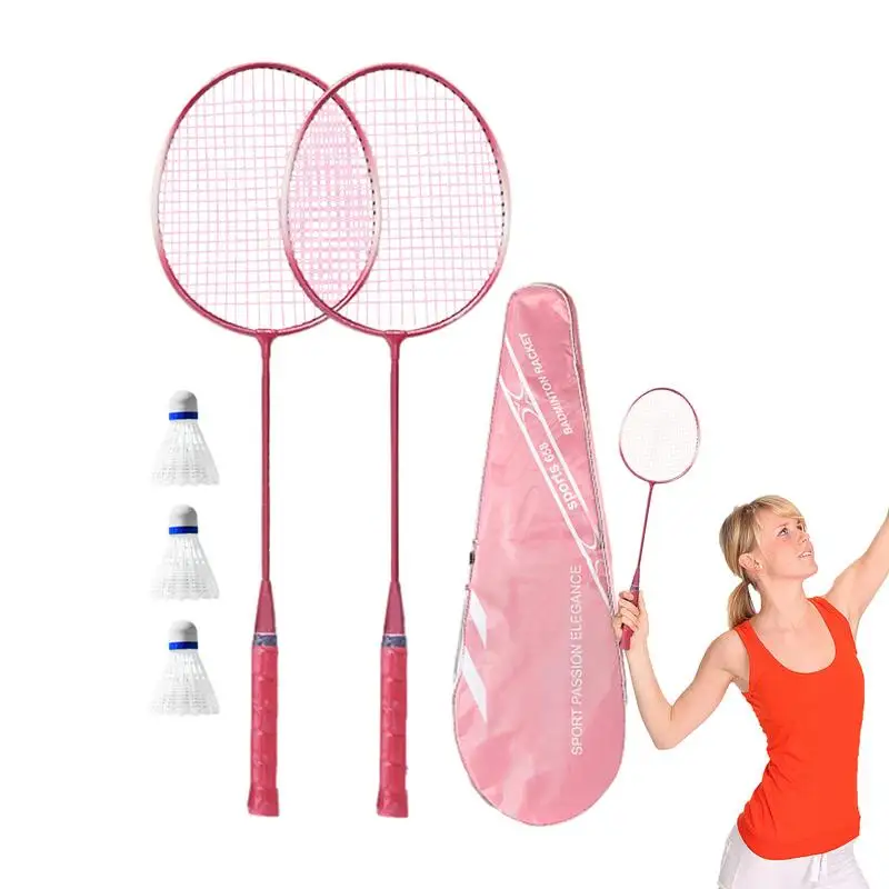 

Anti-Slip Badminton Rackets, Solid Badminton Rackets Equipment, Not Easy to Break, Leisure Play