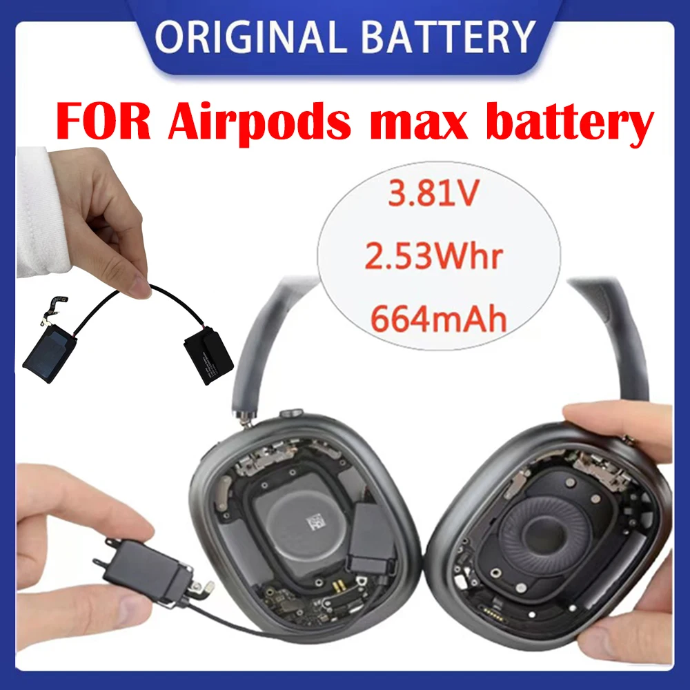 For Airpods Max 664mAh Original Battery Replacement