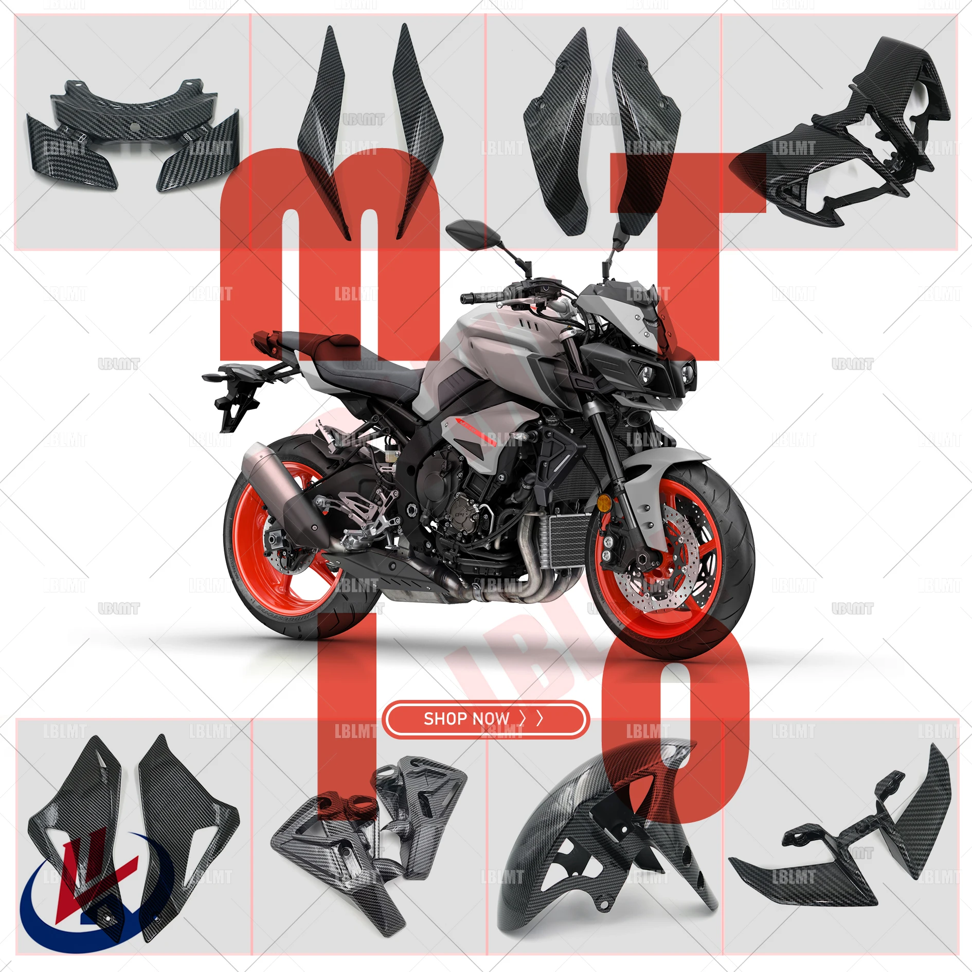

For YAMAHA FZ10 MT10 FZ-10 MT-10 2017 2018 2019 2020 Motorcycle Fairings Injection Mold Painted ABS Plastic Bodywork Kit Sets