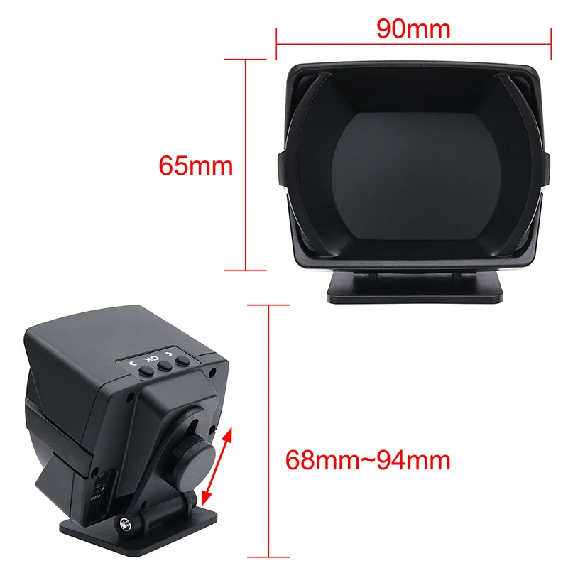 HUD  ڵ ٱ     ÷, V63 ÷ OBD HUD, GPS ӵ , G-, 4 in 1, 2023 ֽ