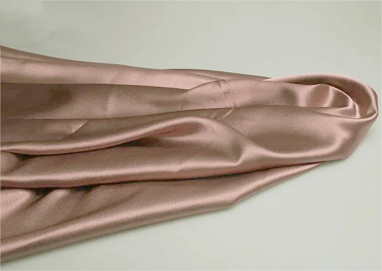 Vibrant Solid Red/Blue Satin Polyester Fabric for Dressmaking and Lining - By the Meter