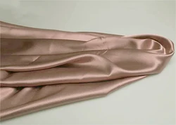 Vibrant Solid Red/Blue Satin Polyester Fabric for Dressmaking and Lining - By the Meter (Bean paste powder)