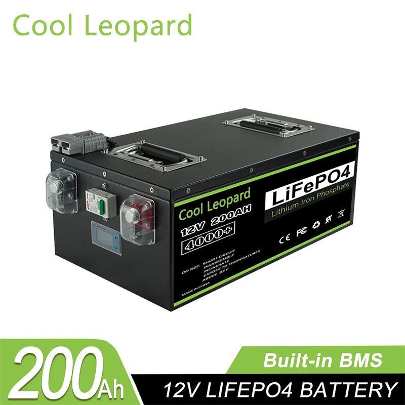 

Ferrous Lithium Phosphate Lifepo4 12V 48V 100AH 200AH 280AH 400AH Battery Pack Built-In BMS For RV Home Storage Battery.