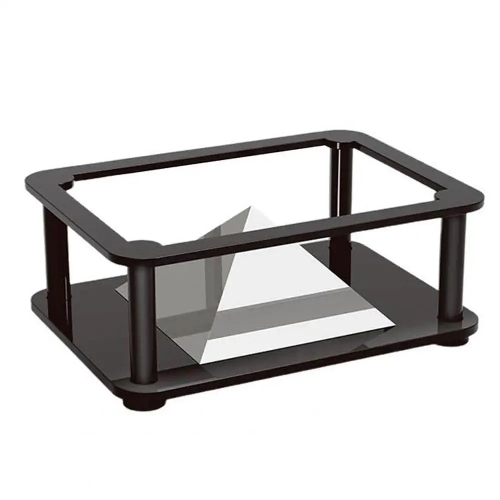 Universal 3D Holographic Display Stand Projector Mini Pyramid Hologram Projection Showcase For Mobile Phone Ipad MV Project A2U1