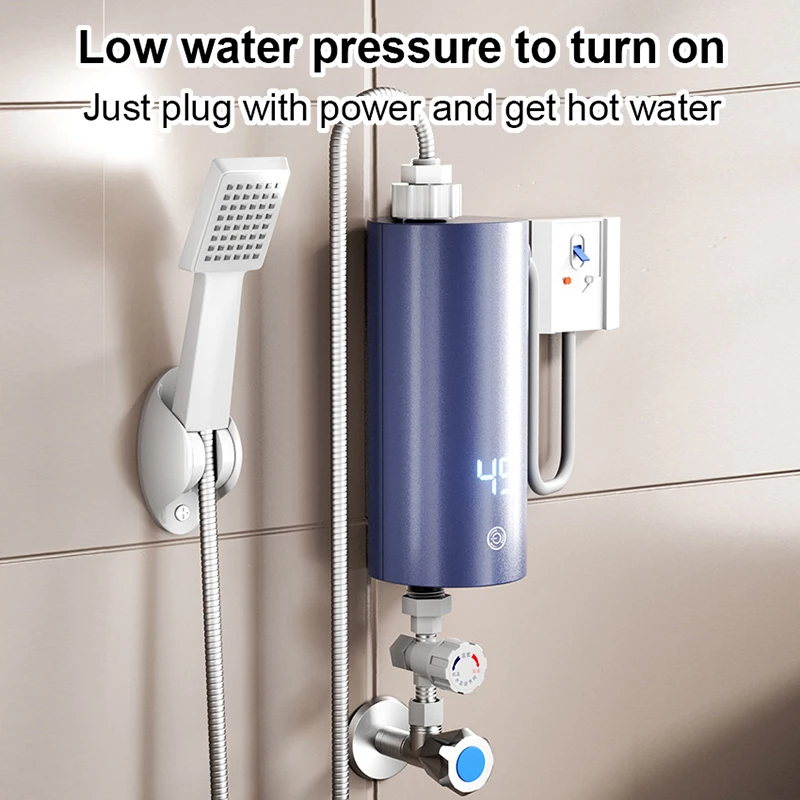 Ubuy 110v Mini Instant Electric Tankless Hot Water Heater Portable