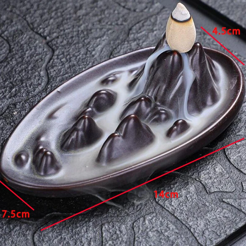 Brûleur D'encens Lotus Backflow Mains De Bouddha : Décoration