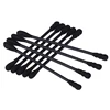 200pcs Disposable Cotton Swab Spiral Ear Cleaner Black Double Heads Medical Swab Lipstick Eyebrow Eyelash Cotton Bud Makeup Tool 4