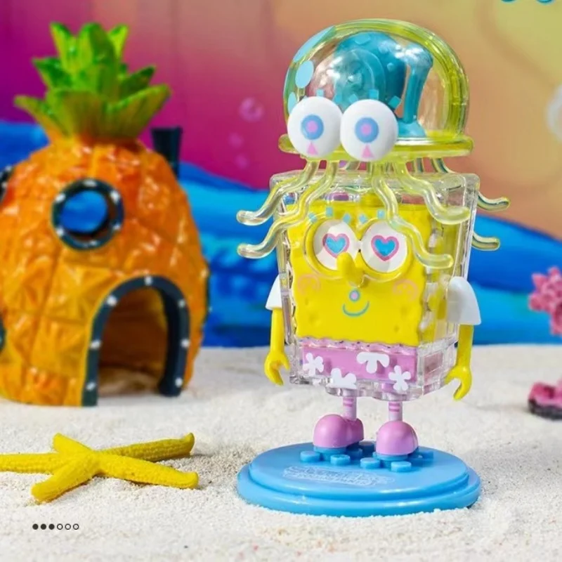スポンジボブ　スノードーム　Jellyfish　フィギュア Patrick Star Spongebob Squarepants Jumping Jellyfish Series