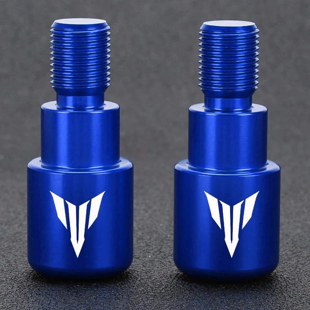 CNC Aluminum Bar End Caps For Yamaha MT07, MT09, XSR900, MT10 & More – Red/Blue/Black