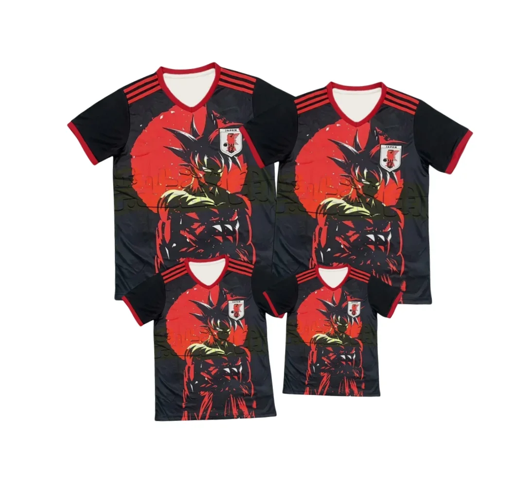 Parent Child Outfit Latest Explosive Men's Clothing Series Japanese Special Edition Anime Style Training Suit T-shirt