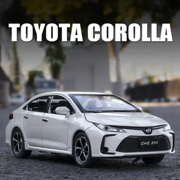 1:32 Toyota Corolla Hybrid Alloy Car Diecasts & Toy Vehicles Car Model Sound and light Pull back Car Toys For Kids Gifts