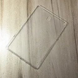 Translucent Shockproof Protective TPU Case for Tablets - Slim, Soft Silicone Back Cover (WHITE)