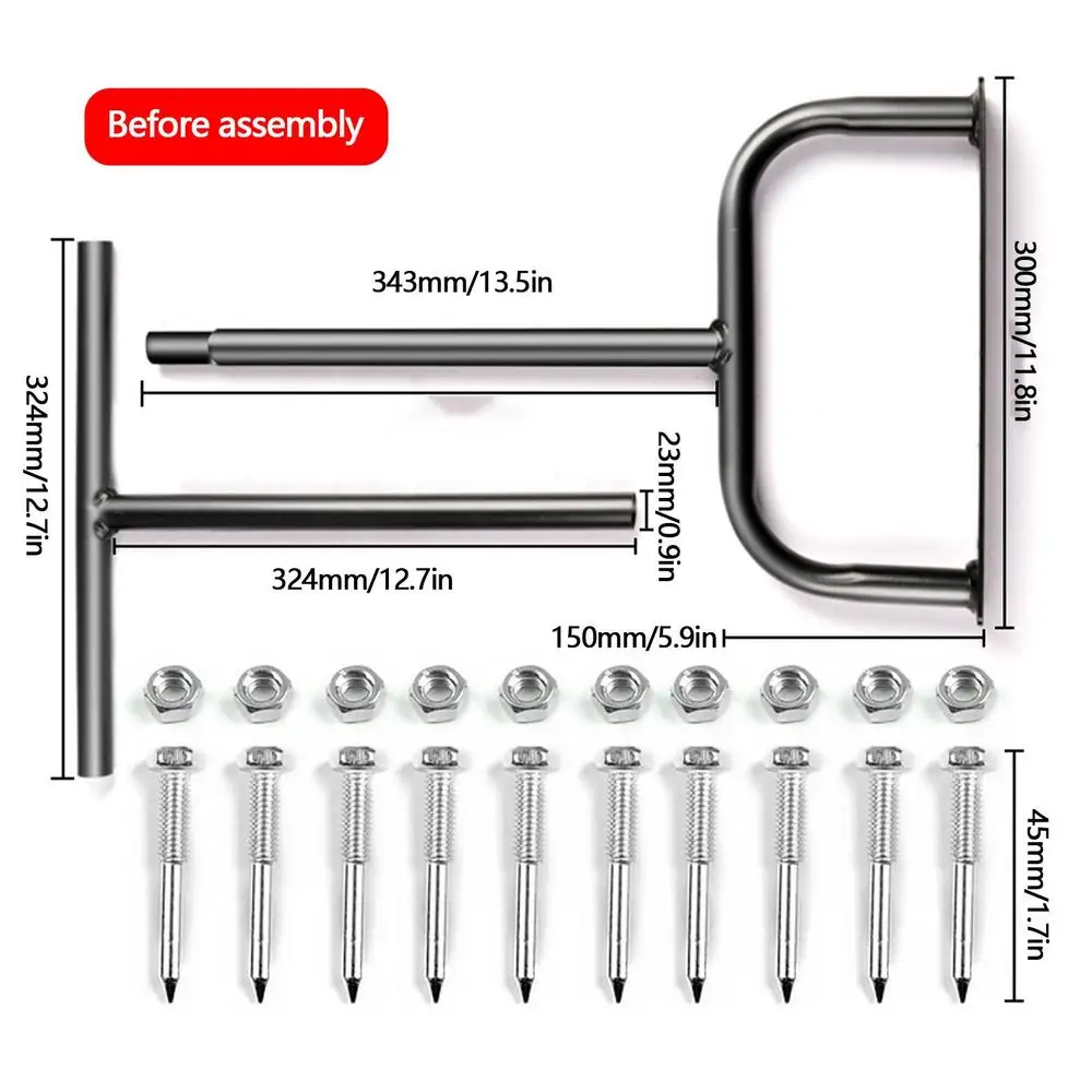 Description Picture 6 of itemStand Garden Digging Tools Soil Intake Scarifier Nail Lawn Orchard Scarifier Lawn Aerator Grass Cultivator Seed Planting