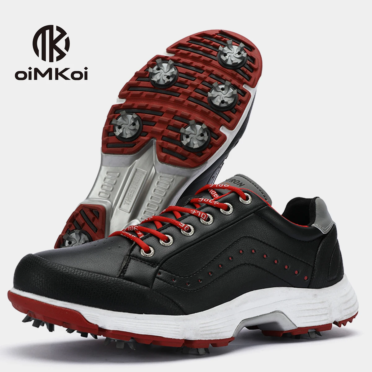 OIMKOI Premium Gentleman Pro 2.0 (W/ Spikes) Golf Shoes Professional Training Sneakers