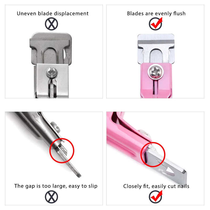 1Pcs Professional Nail Art Clipper U-type False Tips Edge Nail Cutters Stainless-Steel Manicure Tools J-1 nail clipper nail clippers