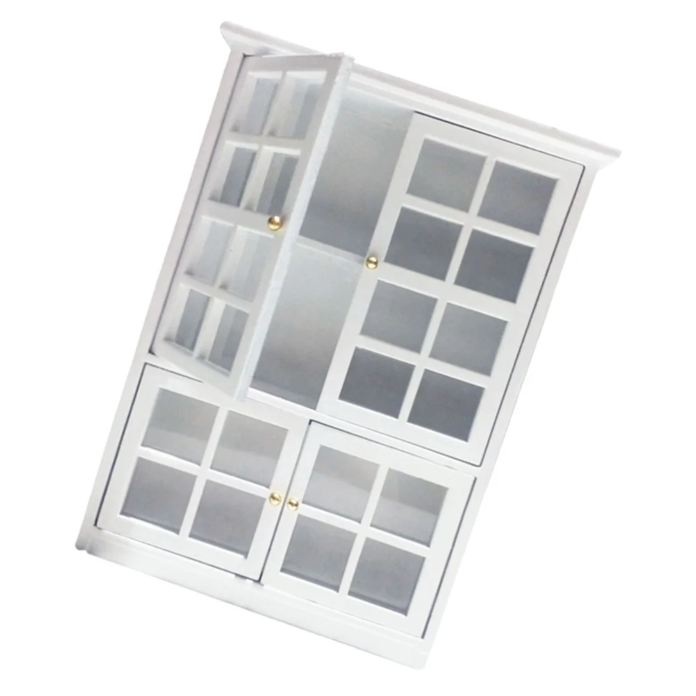 

Mini Cabinet Model 1:12 Scale Miniature Decor Miniature Display Cabinet Model