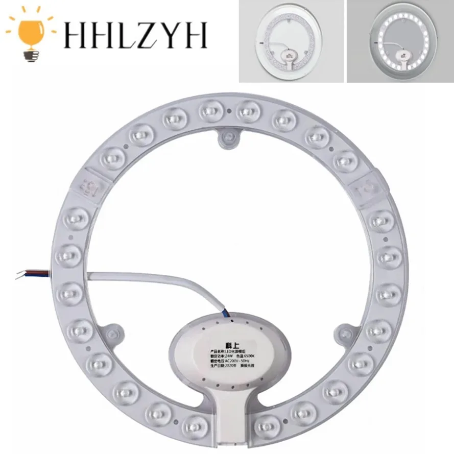 

AC220V-240V LED Ring PANEL Circle Light 12W 28W 24W 36W Cold White Round Ceiling Board The Circular Lamp Board Home lighting