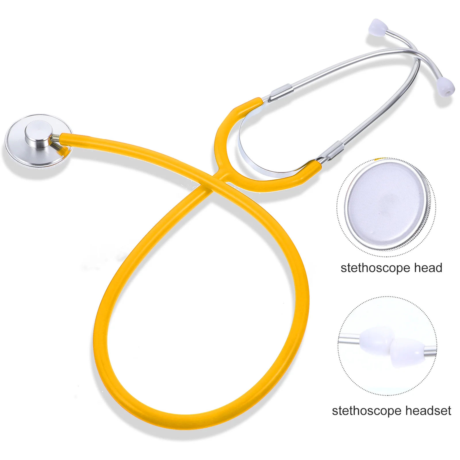 Simulation Toy Light Up Kids Medical Toys Single Head Stethoscope for Playing Child