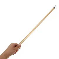 Aluminum Alloy Curtain Rod 50cm Lightweight Sturdy Manual Sliding Design Drapery Pull Rod Modern Curtain Stick 2