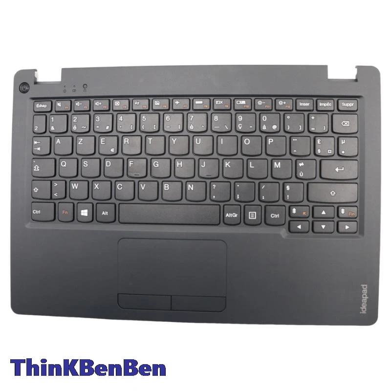 

Французская черная клавиатура верхний корпус для рук чехол для Lenovo Ideapad 100s 11 11IBY 5CB0K48398