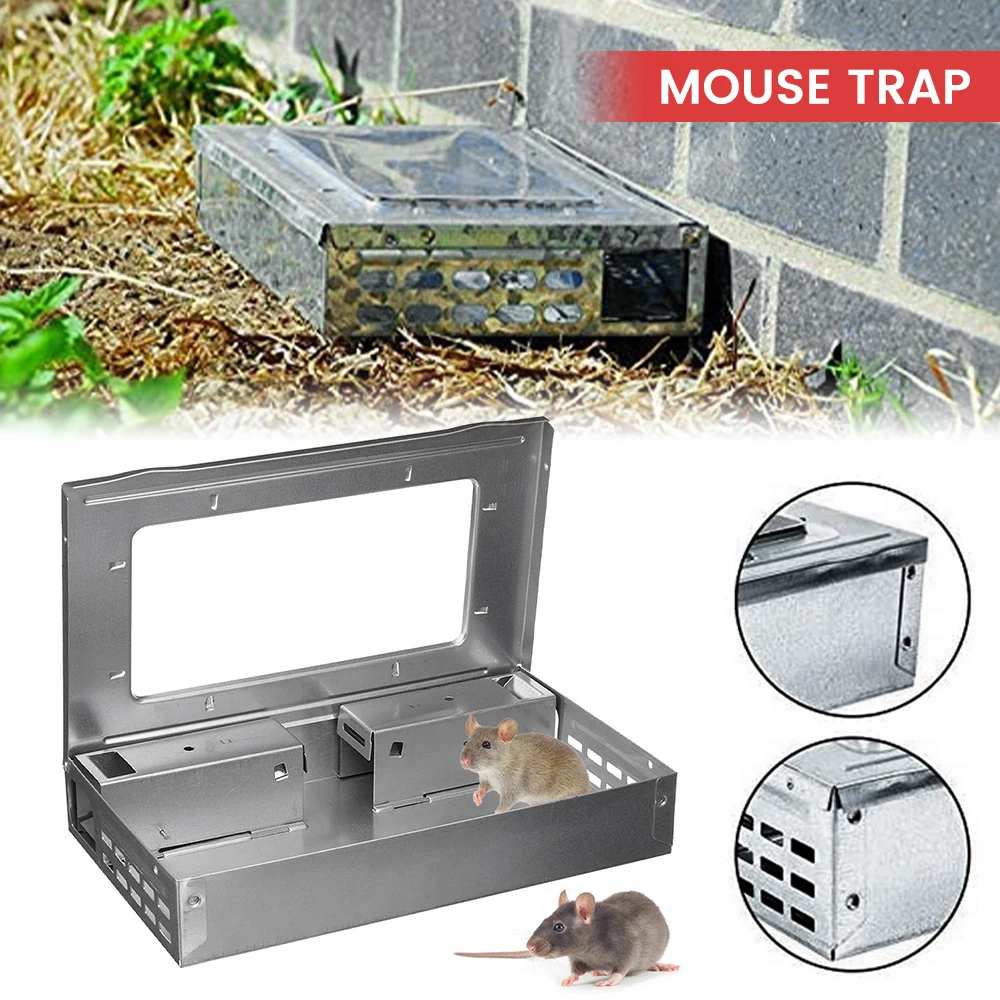 Mouse Catcher Self Catching Mice Killer Humanized High Sensitive continuous & Effective Reusable Rodent with Protective Cover