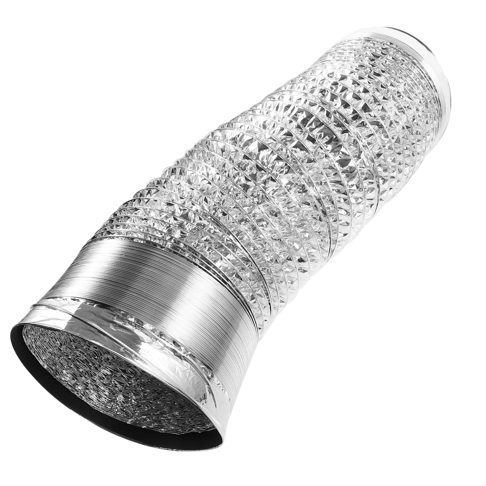 유연한 알루미늄 호일 덕트 벤트 호스, 유연한 공기, 알루미늄 덕트 건조기, 벤트 호스 Hvac, 7 인치, 10 피트 두께
