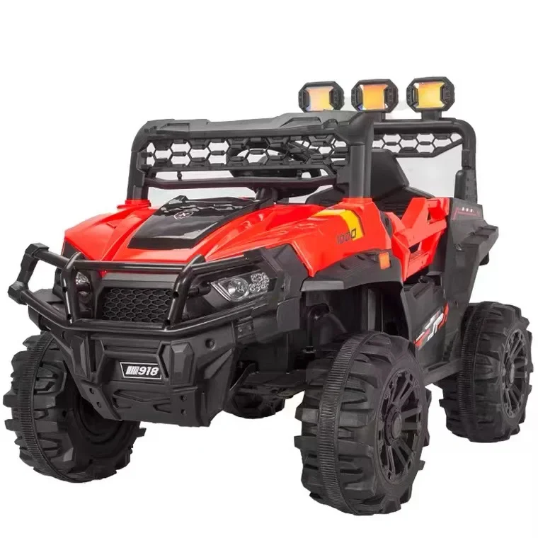 Carro elétrico infantil com assento duplo, grande tração nas quatro rodas,  veículo off-road, brinquedos adultos, jogo de equitação, carrinho de  balanço - AliExpress