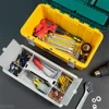 Organizer With Storage Case Garage Double-layer New Thickened Tool Tools Hardware 2024 Dividers Lid Box Household Screw 5