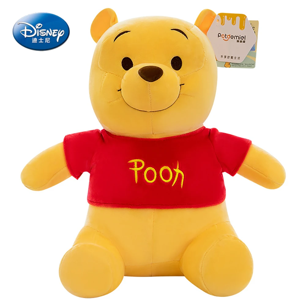 Disney Stuffed Plush Toys For Boys Girls Cute Winnie The Pooh Stitch Soft Plush Dolls Kids Birthday Gifts Lovely Home Decoration