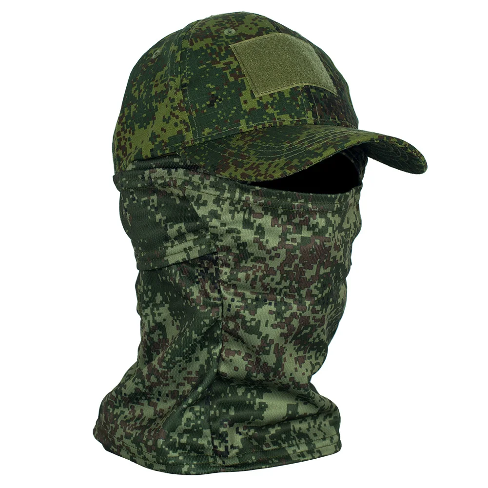 Tactical Camouflage Mask Hat Baseball Cap Beanies Skullies Unisex Hip Hop Knitted Cap Elastic Outdoor baseball caps baseball cap