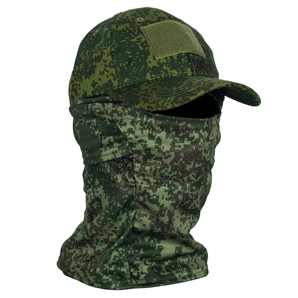 Russian Tactical Camouflage Mask Hat Baseball Cap Beanies Military Army Skullies Unisex Hip Hop Knitted Cap Elastic Outdoor Cap 1