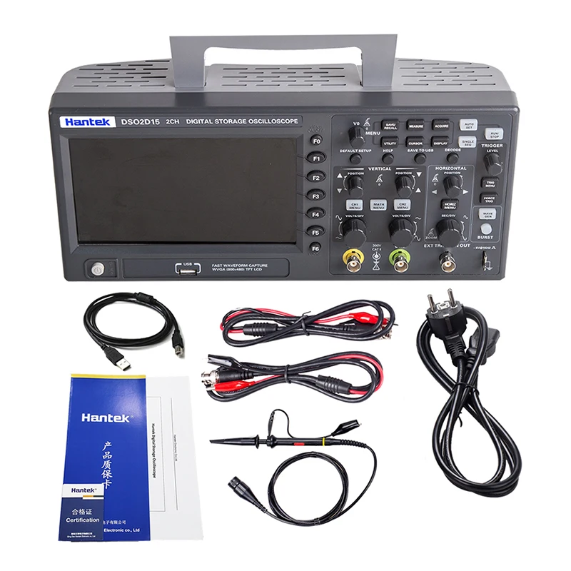 Hantek DSO2C10 DSO2C15 DSO2D10 DSO2D15 Digital Oscilloscope 2 Channels ...