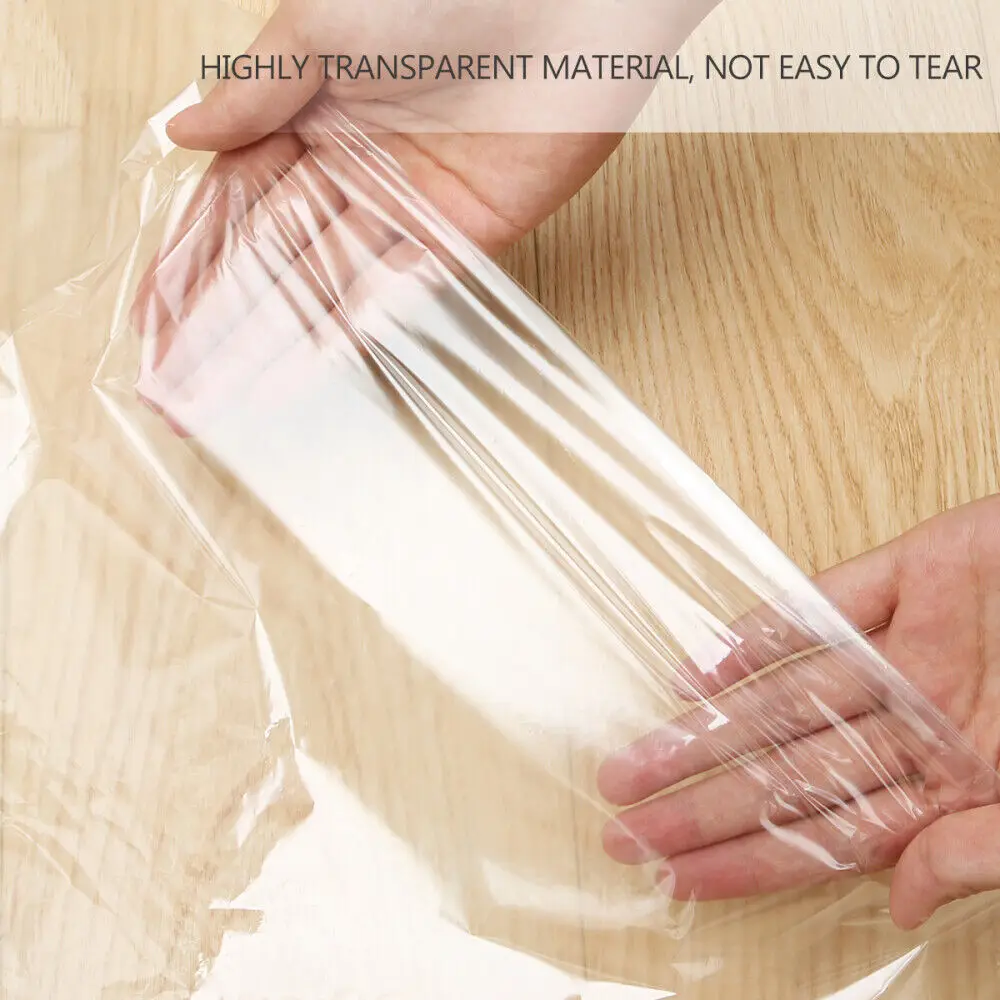 Description Picture 6 of itemClothes Dust Cover Plastic Waterproof Transparent Clothing Covers Home Storage Bag Clothing Hanging Garment Bag Wardrobe Storage