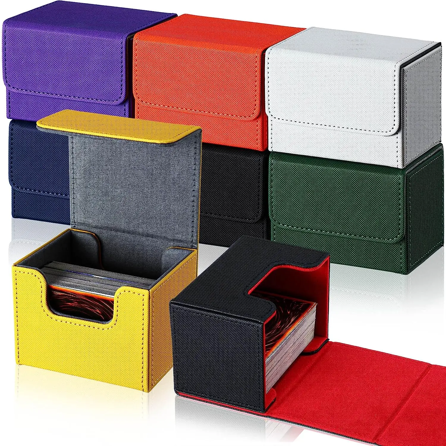 100+Trading Card Deck Box Storage Holder Organizer Cards Case for MTG