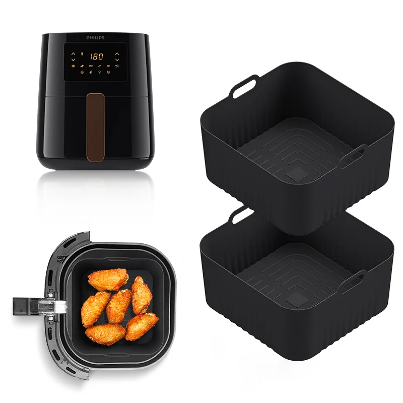 Air Fryer Mold 17cm Silicone For Philips HD9252 HD9200 HD9255 4-5L Airfryer