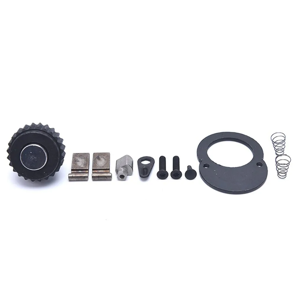 Description Picture 5 of item11pcs/Set 1/4\'\' 3/8\'\' 1/2\'\' 24 Teeth Ratchet Socket Wrench Repair Accessories Replacement Part Kit Hand Tools