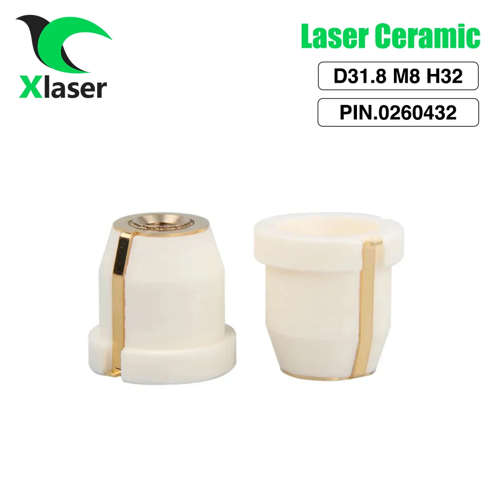 XLaser 섬유 레이저 절단 헤드용 고품질 레이저 세라믹 노즐 홀더 OEM PIN 254493 / 260432