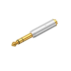 OKCSC HiFi Audio Adapter DJ64 - Premium 6.35mm Male to Female Conversion for Enhanced Sound Quality (6.35mm to 4.4mm)
