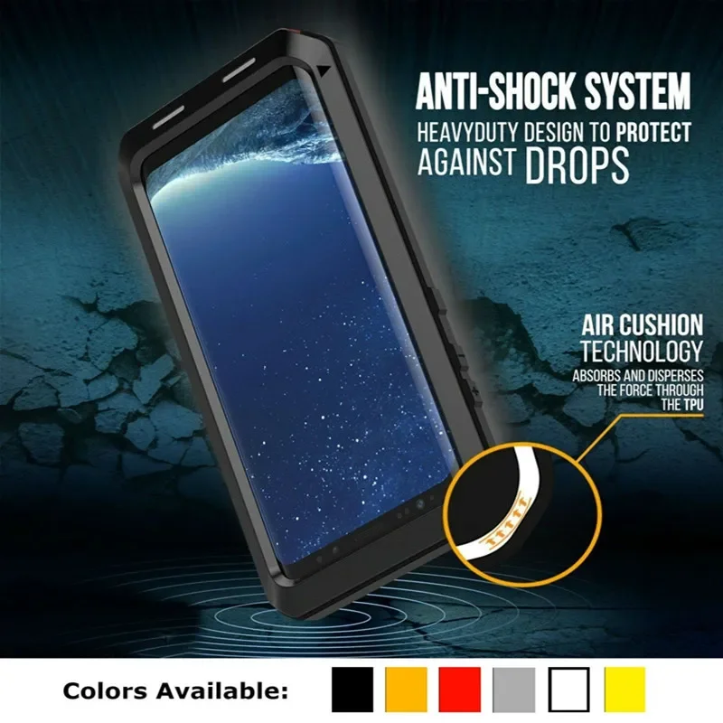 Metal Doom Armor Heavy Duty Shockproof Phone Case