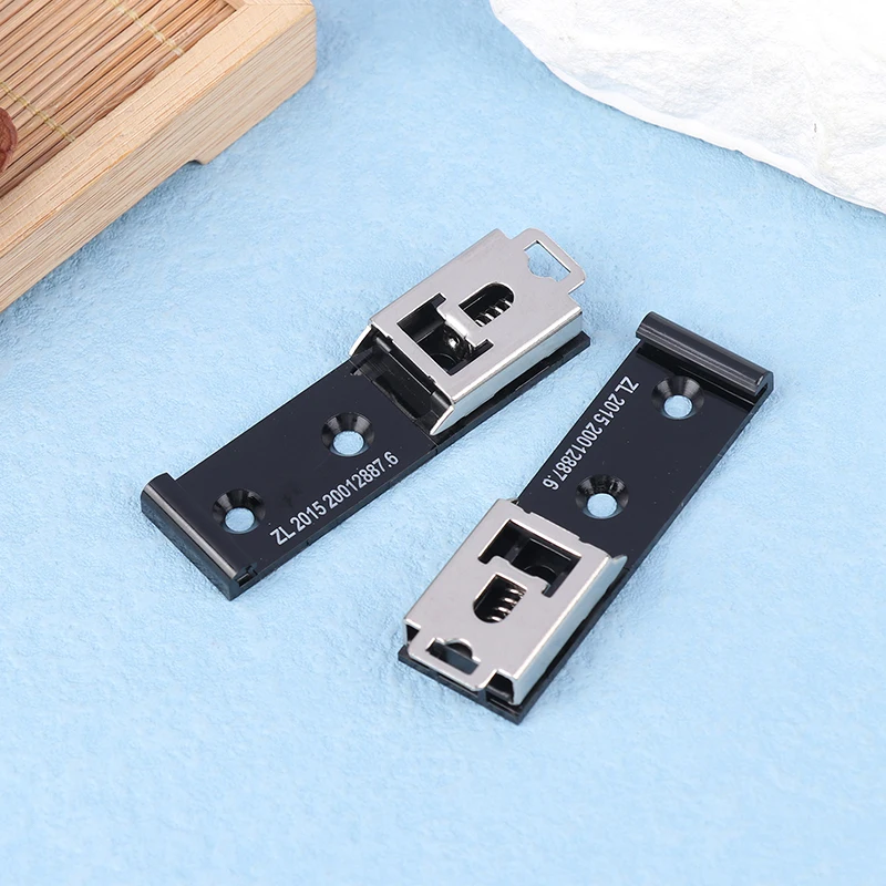 35mm DIN Rail Fixed Clamp Fasten Clip U Shaped DIN Rail Holder 1pc Buckle Fixed Clamp Fastener Clip For Relay Mounting fixing clamp bracket
