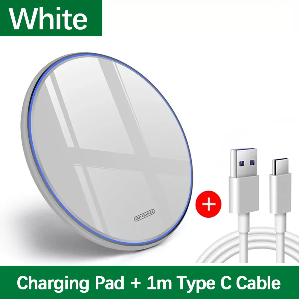 White with Cable
