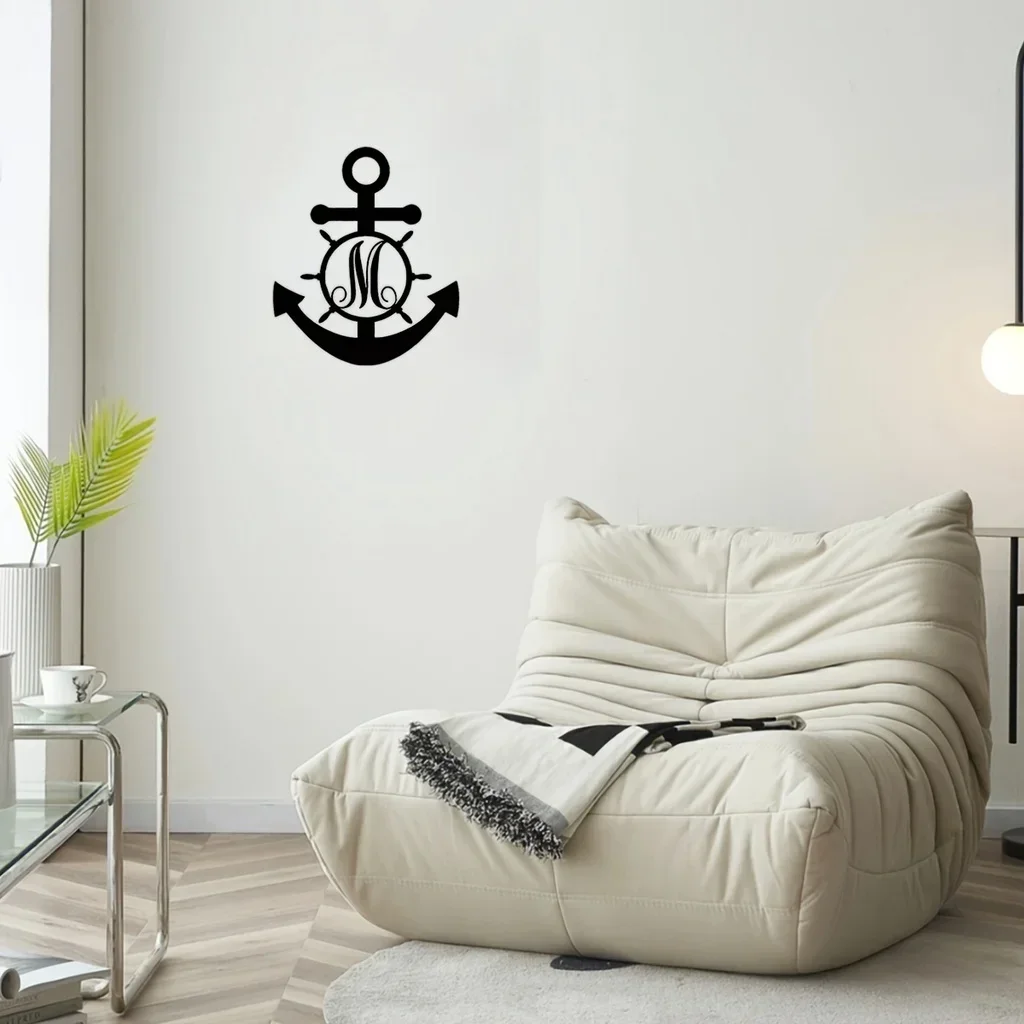 

CIFBUY Deco Anchor Home Decor Metal Wall Hanging Decoration Halloween Decor Interior Home Decoration Modern Art Decor Livingroom