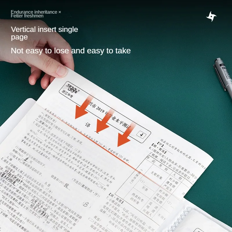나루토 애니메이션 파일 폴더 문서 가방 파우치 빌 폴더 거치대 정리함 패스너, 학교 사무용품 보관 학생, A4 신제품